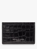 Aspinal of London croc leather slim credit card case, UK version