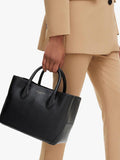Aspinal of London Midi Pebble Leather Tote Bag, imported from the UK