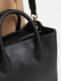 Aspinal of London Midi Pebble Leather Tote Bag, imported from the UK