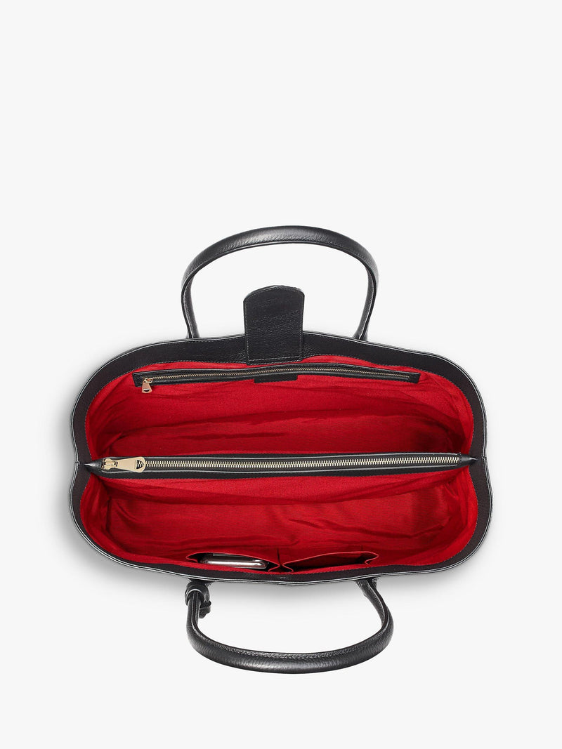 Aspinal of London Large London Pebble Leather Tote (British brand)