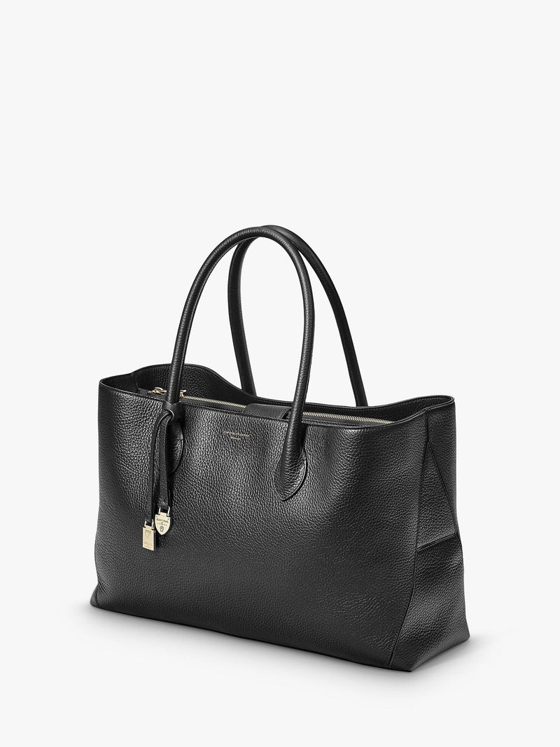 Aspinal of London Large London Pebble Leather Tote (British brand)