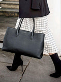 Aspinal of London Large London Pebble Leather Tote (British brand)
