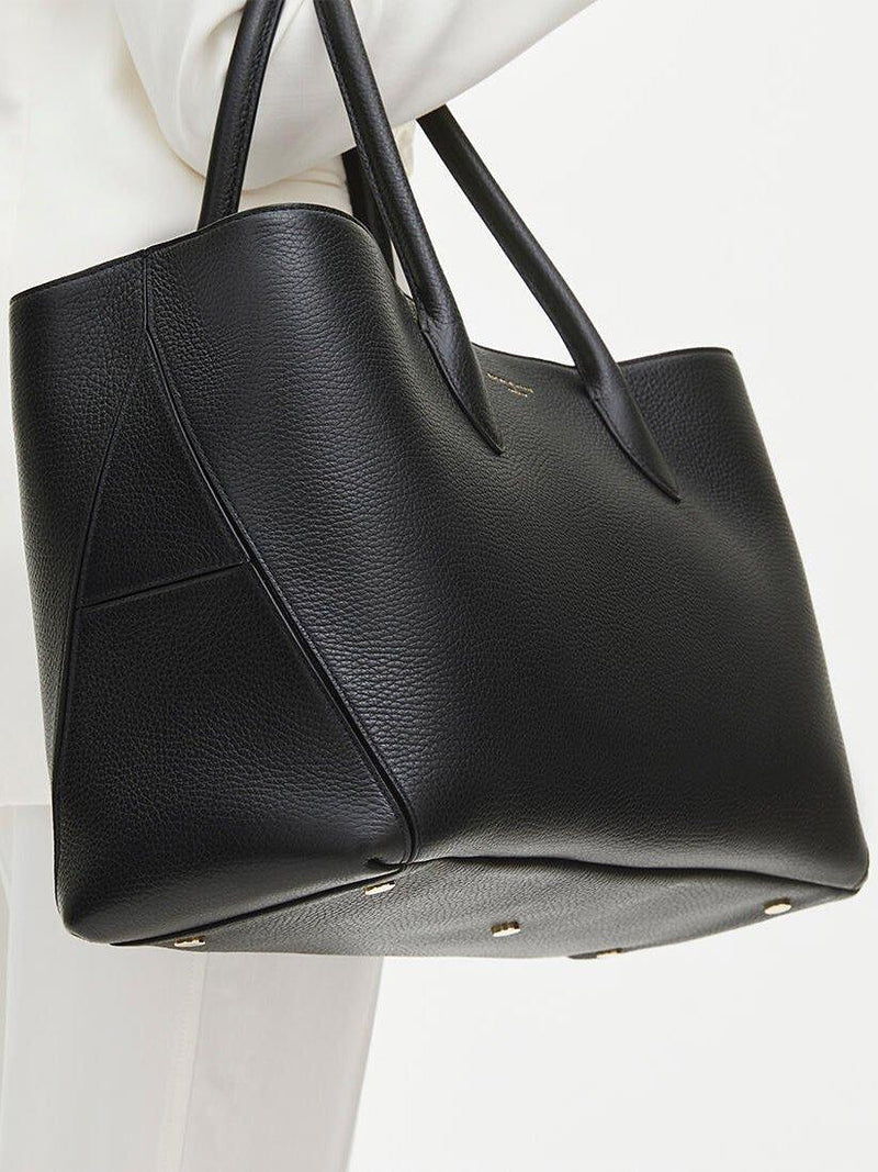 Aspinal of London Large London Pebble Leather Tote (British brand)