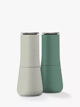 John Lewis Joseph Joseph Editions Milltop No Spill Salt & Pepper Mills, Sage, Set of 2- Buy online at McGrocer