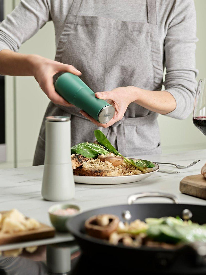 Joseph Joseph salt and pepper mills set of 2 sage, UK version