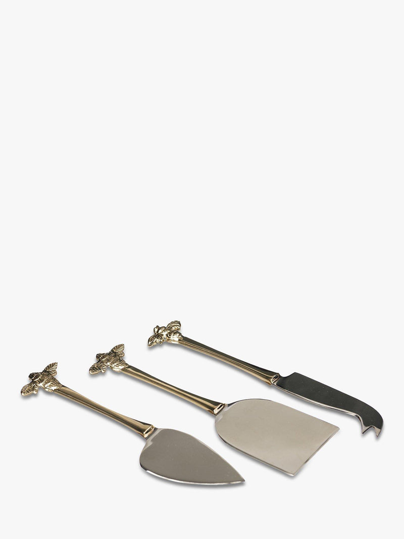 Selbrae House bee cheese knives set of 3, UK version