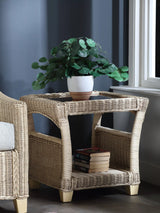 John Lewis Desser Dijon Rattan Side Table- Buy online at McGrocer