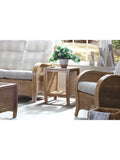 Desser rattan side table natural finish 47cm - British product