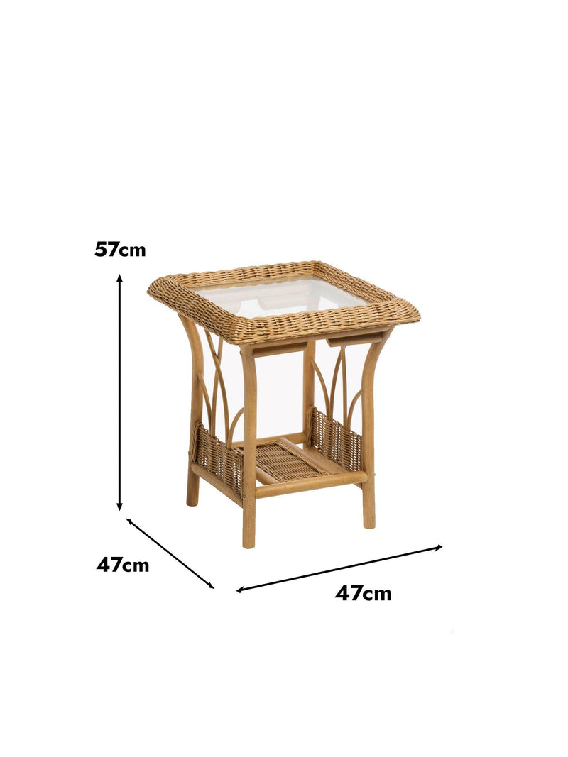 Desser Viola rattan side table - British product