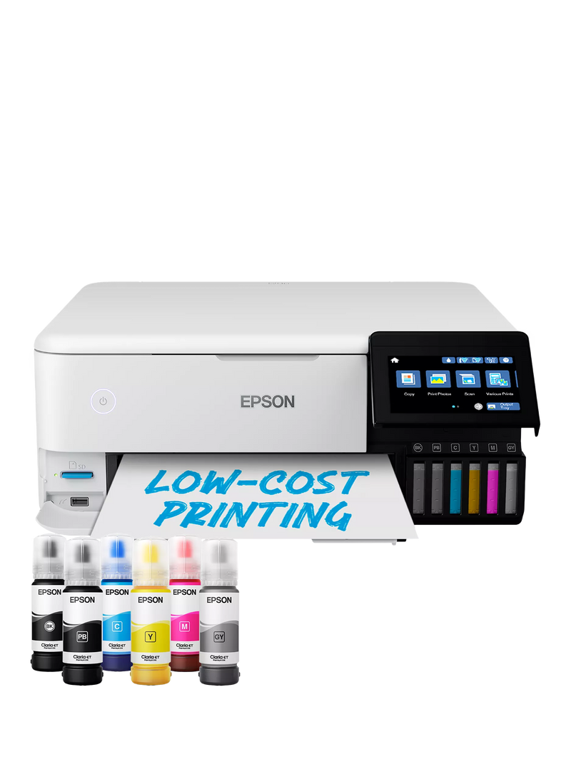 Epson EcoTank ET-8500 printer A4 white, imported from the UK
