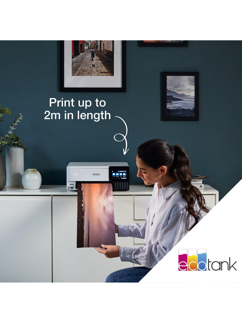 Epson EcoTank ET-8500 printer A4 white, imported from the UK