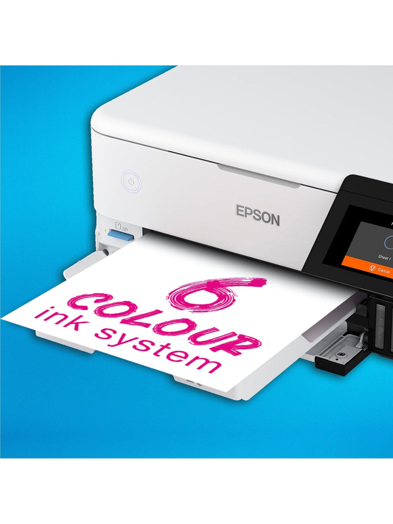 Epson EcoTank ET-8500 printer A4 white, imported from the UK