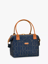 John Lewis Beau & Elliot Hearts Insulated Convertible Lunch Cooler Tote Bag, Navy, 7L- Buy online at McGrocer