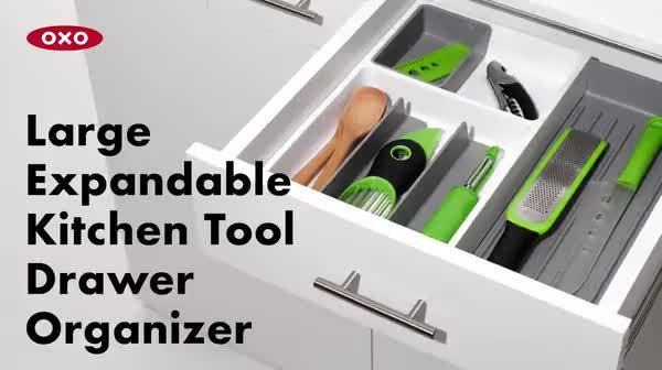 OXO Good Grips grey drawer organizer - British product