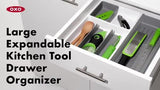 OXO Good Grips grey drawer organizer - British product