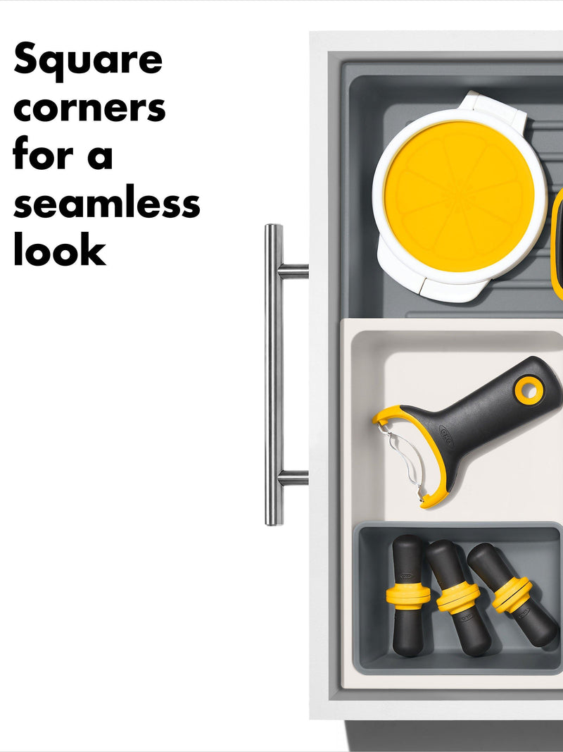 OXO Good Grips grey drawer organizer - UK version
