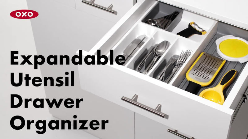 OXO Good Grips grey drawer organizer - UK version