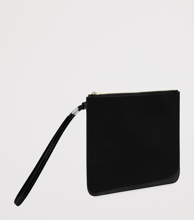 TOM FORD patent leather compact evening pouch (British brand)