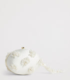 Self-Portrait satin embellished clutch bag - British product