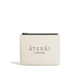 Atenai London cotton canvas beauty pouch, natural colour - British product