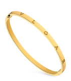 Bvlgari 18-karat yellow gold B.zero1 bangle, UK version