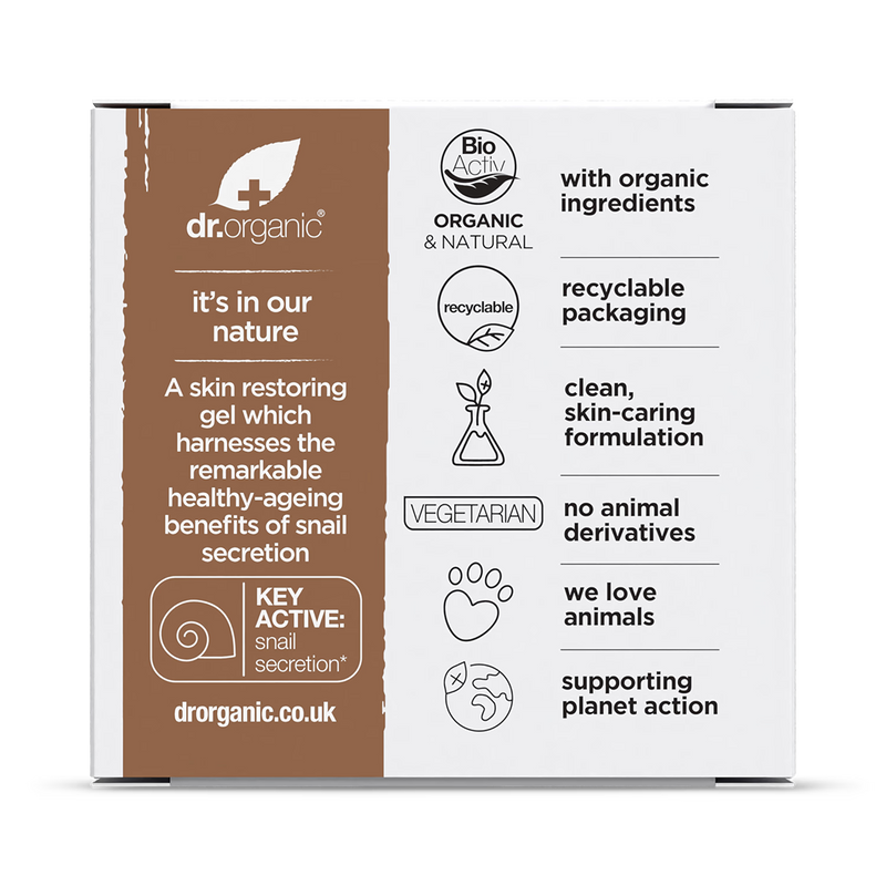 Dr Organic snail gel 50ml - British product