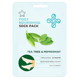 Superdrug Tea Tree & Peppermint Nourishing Foot Mask GOODS Superdrug