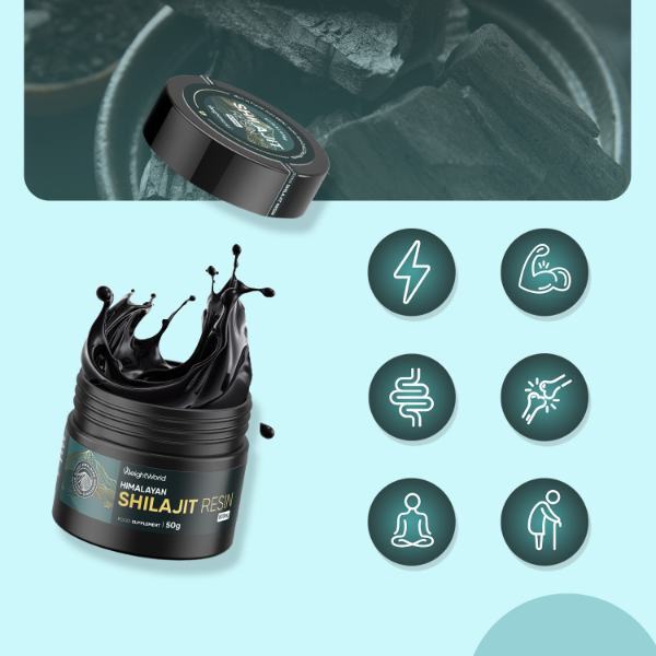 WeightWorld purified Himalayan Shilajit resin supplement 50g - British product