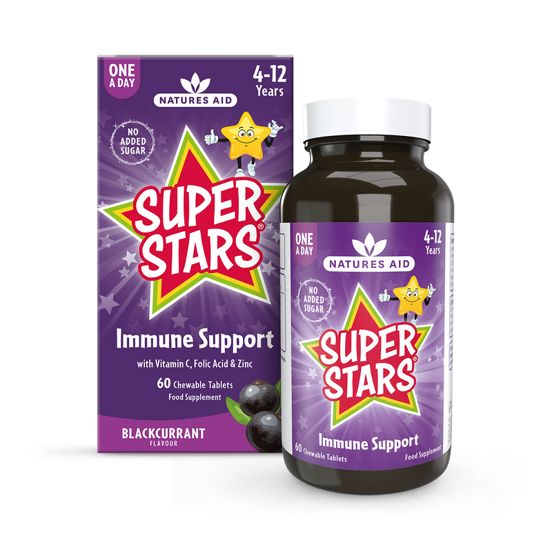 Natures Aid Immune Support Chewable Tablets 60, imported from the UK