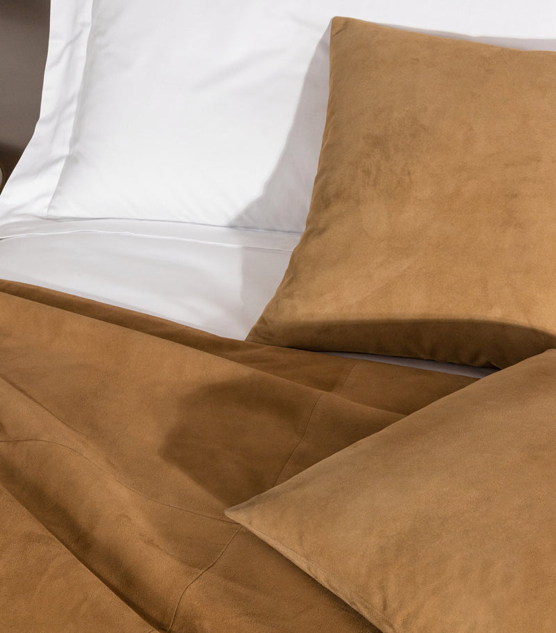 Frette luxury suede cushion cover 65cm - British product