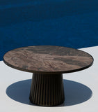 Indian Ocean Round Sierra 6-Seater outdoor table, UK version