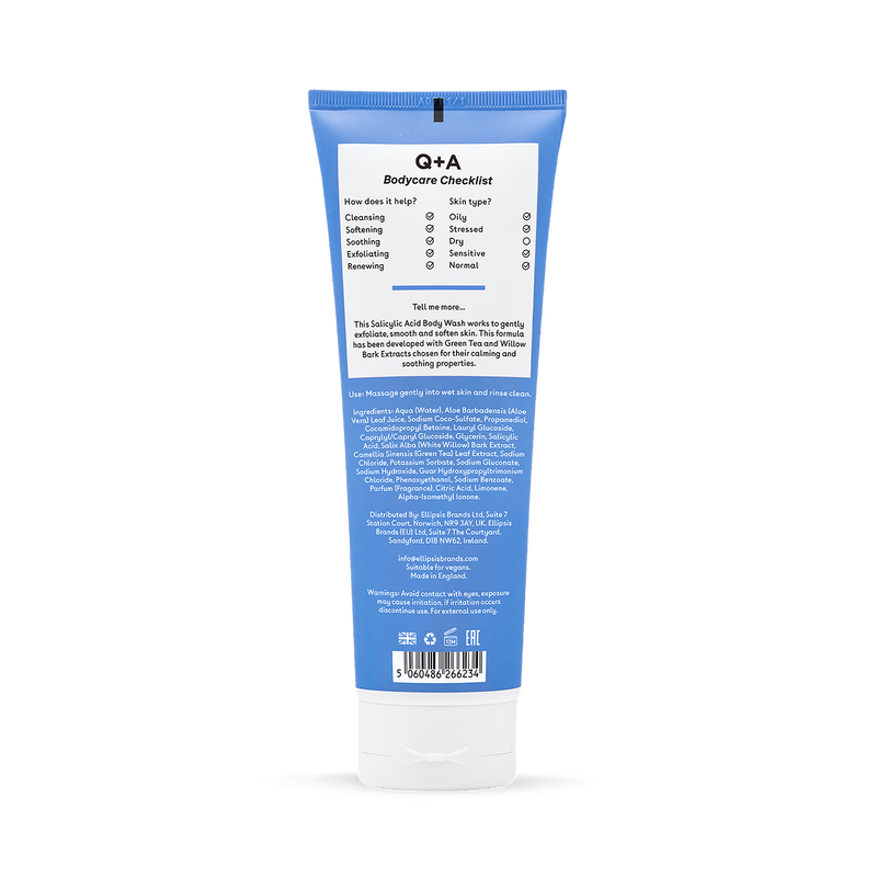 Q+A Salicylic Acid Body Wash Watermelon 250ml, UK version
