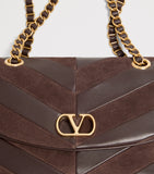 Valentino Garavani lambskin chevron shoulder bag medium, UK version