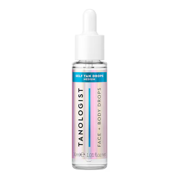 Tanologist Face and Body Self Tan Drops Medium 30ml (British brand)