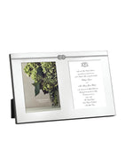 Wedgwood Vera Wang Infinity silver photo frame 5x7, imported from the UK