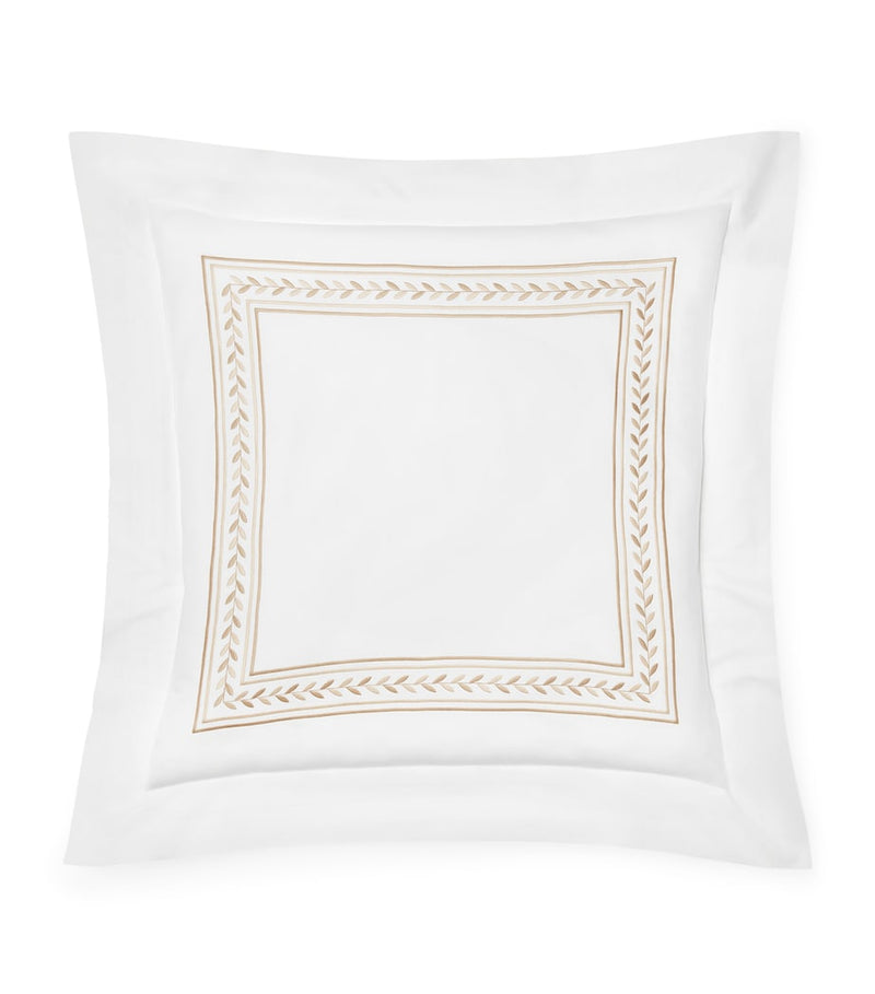 Pratesi silk-cotton Impero pillowcase 65cm, imported from the UK