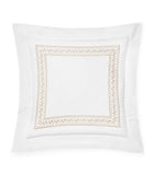 Pratesi silk-cotton Impero pillowcase 65cm, imported from the UK