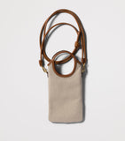 Miu Miu canvas logo phone case with card slot, UK version