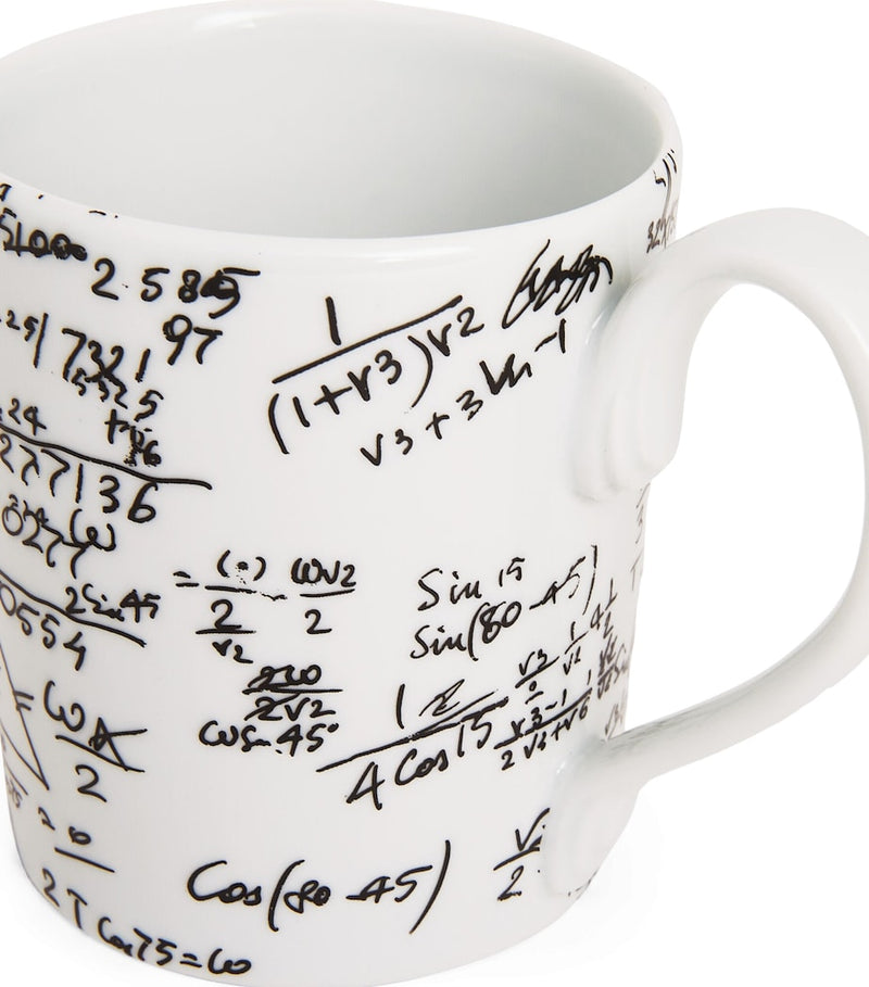 Fornasetti mathematical formulae porcelain mug - British product