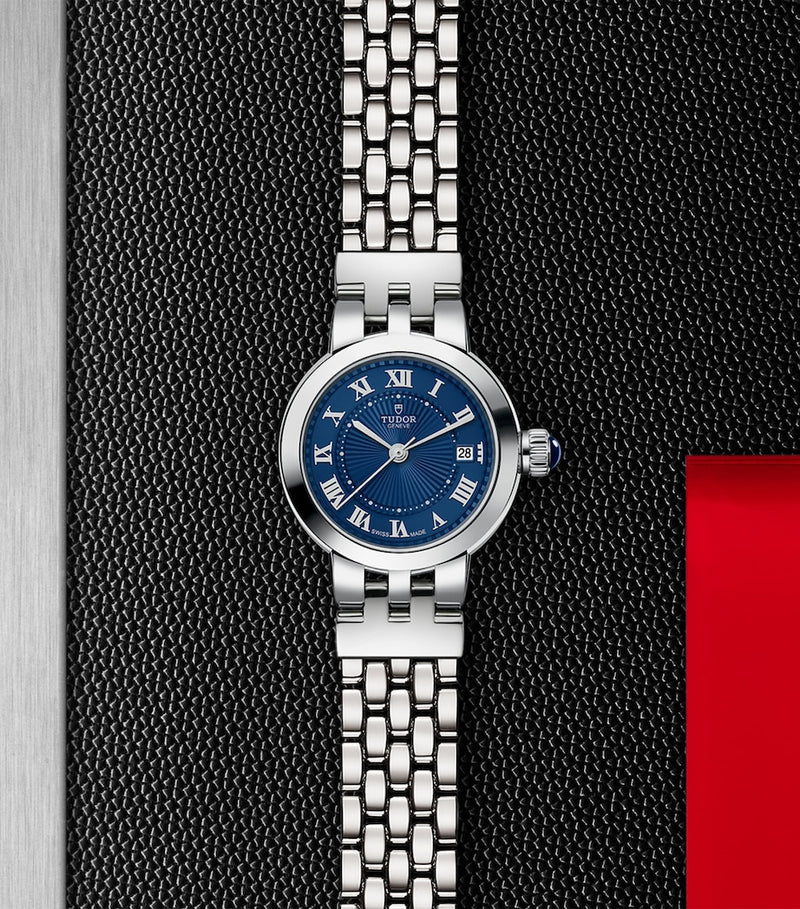 TUDOR Clair de Rose watch 26mm blue dial (British brand)