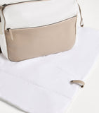 Brunello Cucinelli Kids leather-nylon changing bag, imported from the UK