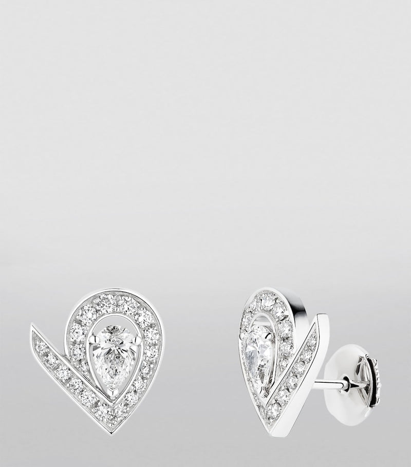 Chaumet Joséphine Aigrette diamond stud earrings, UK version
