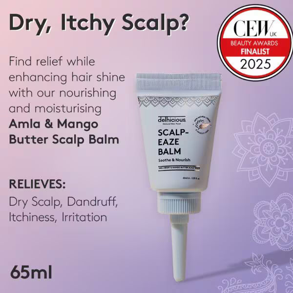 Delhicious Scalp Balm Amla & Mango Butter 65ml - British product