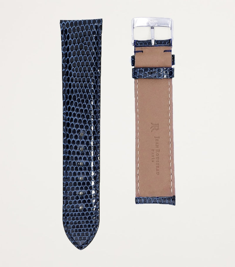 Jean Rousseau Classic 3.5 lizard-pattern watch strap 17mm (British brand)