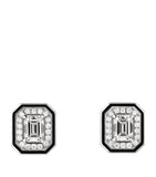 Boucheron white gold diamond Vendôme Liseré earrings, UK version