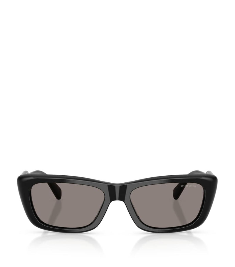 Miu Miu acetate rectangle sunglasses, imported from the UK