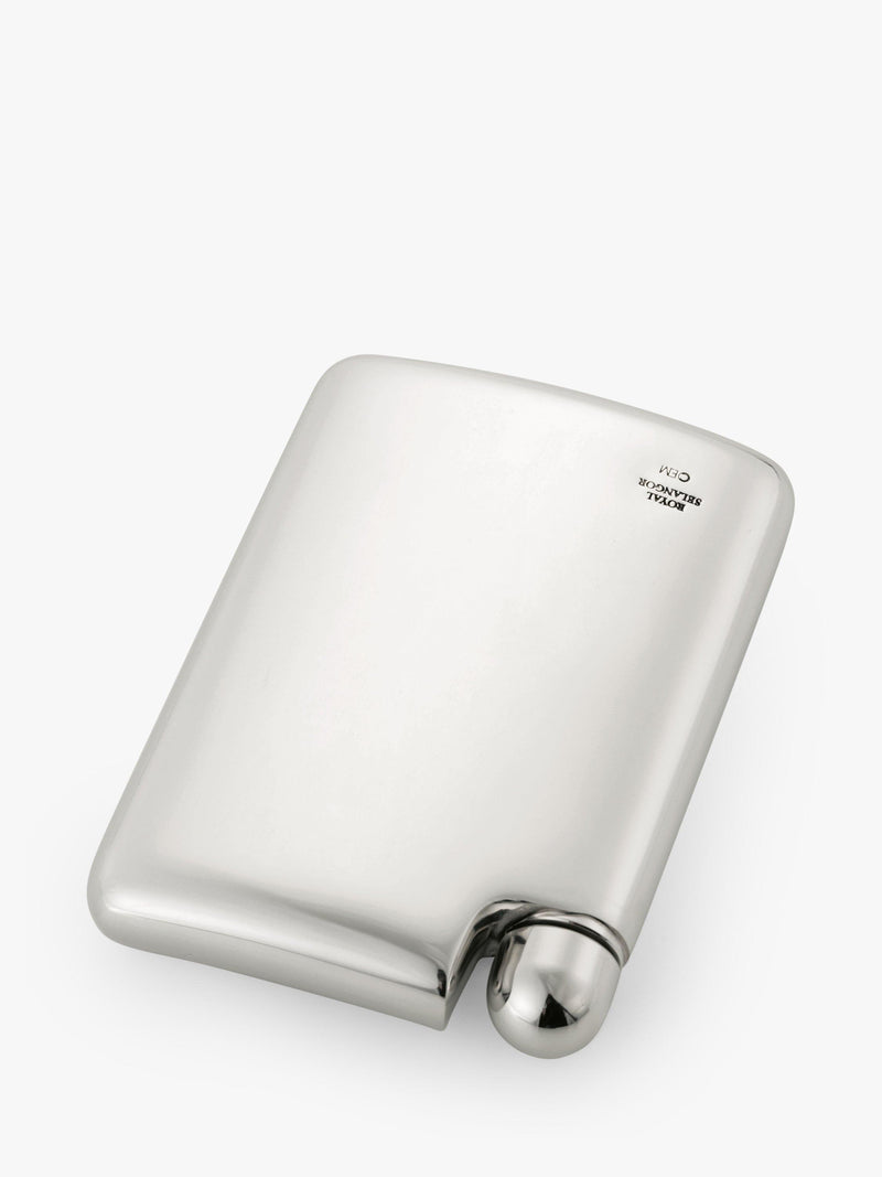 Royal Selangor pewter hip flask 140ml - British product