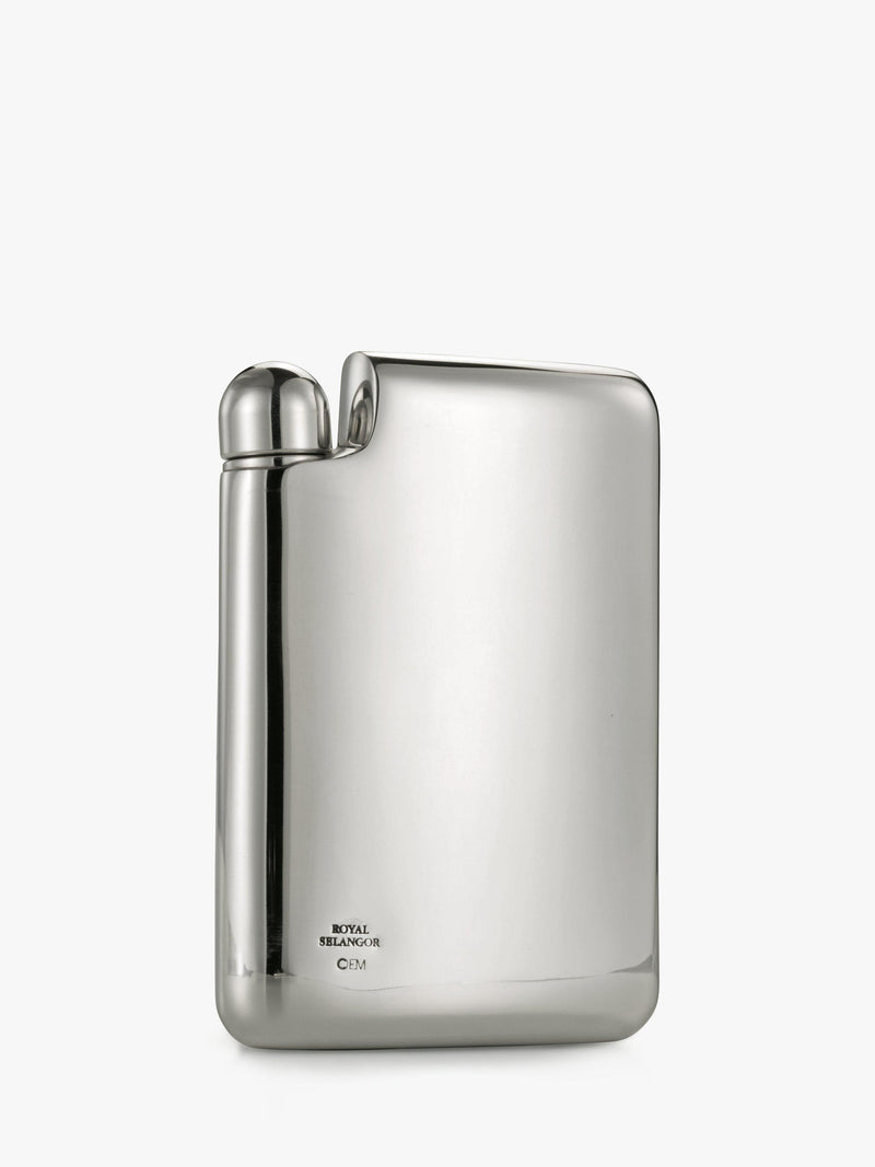 Royal Selangor pewter hip flask 140ml - British product
