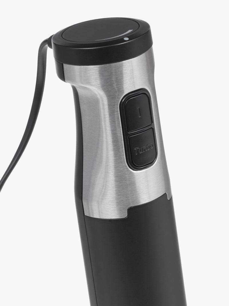 John Lewis hand blender black with accessories, imported from the UK