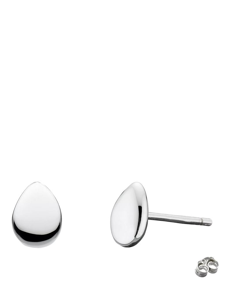 Kit Heath Coast Pebbles sterling silver stud earrings - British product